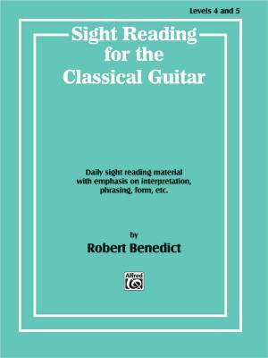 Belwin - Sight Reading for the Classical Guitar, Level IV-V