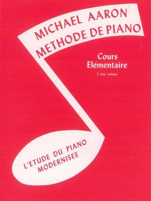 Belwin - Michael Aaron Piano Course: French Edition, Book 2