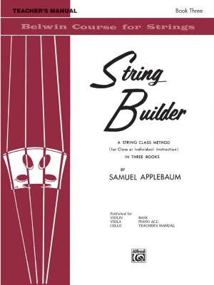 Belwin - String Builder, Book III