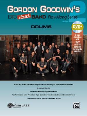 Belwin - Gordon Goodwins Big Phat Band Play-Along Series: Drums, Vol. 2 - Goodwin/Dresel - Book/DVD-ROM