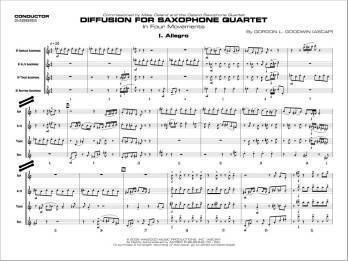 Diffusion for Sax Quartet