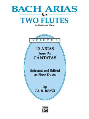 Belwin - Bach Arias for Two Flutes, Volume I