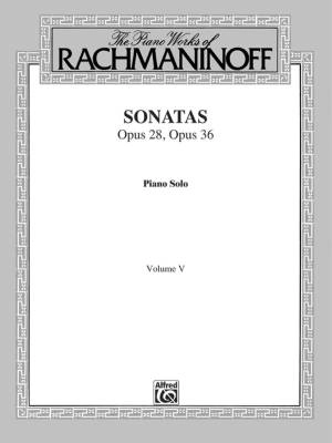 Belwin - The Piano Works of Rachmaninoff, Volume V: Sonatas, Op. 28, Op. 36