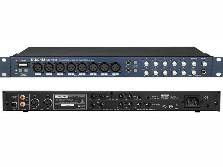 海外輸入商品 TASCAM タスカム US-1641 USBオーディオインターフェイス