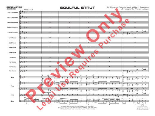 Soulful Strut - Record/Sanders/Lopez - Jazz Ensemble - Gr. 3