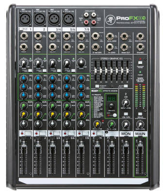 8-Channel Professional Effects Mixer with USB
