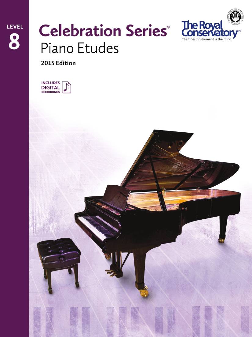 Celebration Series, 2015 Edition Piano Etudes 8 - Book/Audio Online