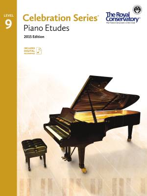 Celebration Series, 2015 Edition Piano Etudes 9 - Book/Audio Online