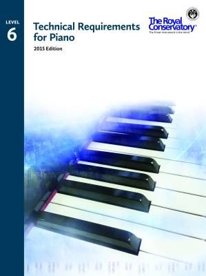 Frederick Harris Music Company - Technical Requirements for Piano Level 6, 2015 Edition - Book