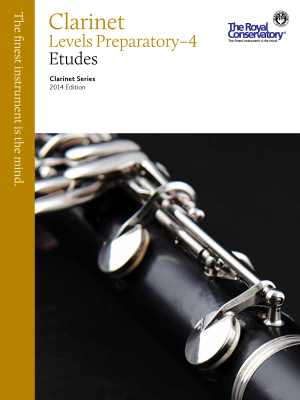 Clarinet Etudes Levels Preparatory-4, 2014 Edition - Book