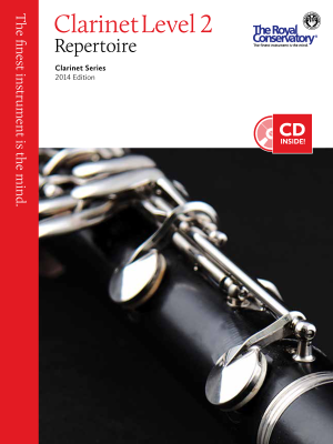 Clarinet Repertoire Level 2, 2014 Edition - Book/CD