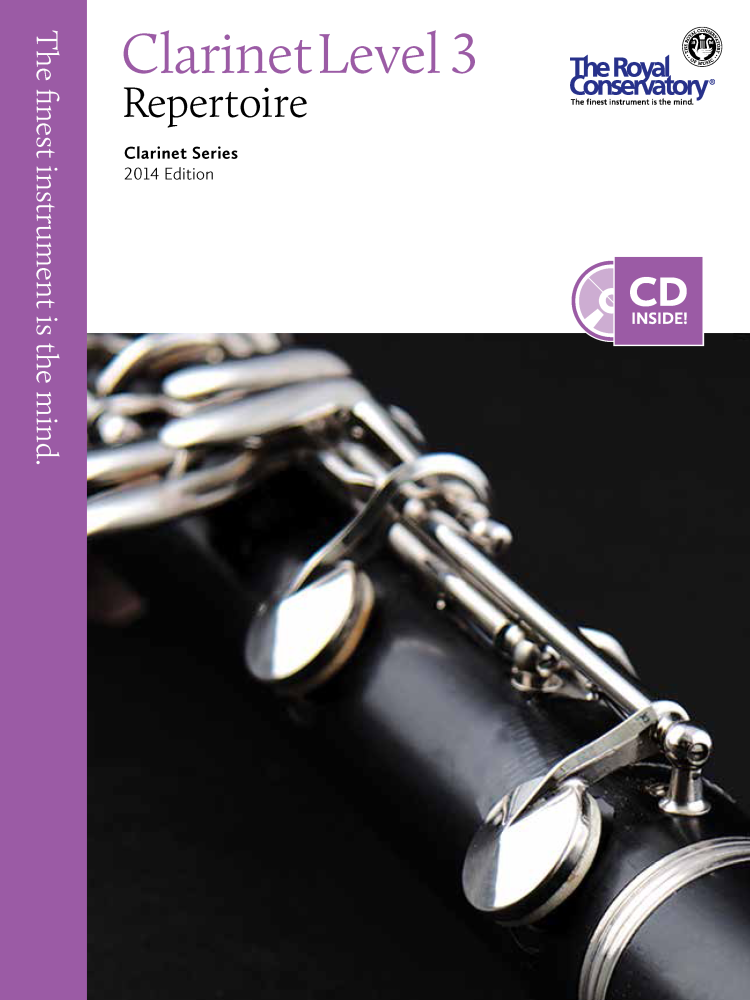 Clarinet Repertoire Level 3, 2014 Edition - Livre/CD