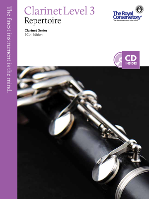 Clarinet Repertoire Level 3, 2014 Edition - Book/CD