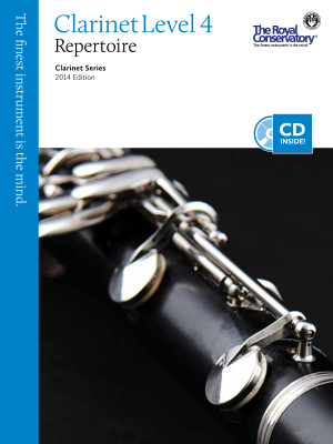 Clarinet Repertoire Level 4, 2014 Edition - Book/CD