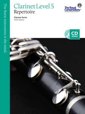 Clarinet Repertoire Level 5, 2014 Edition - Book/CD