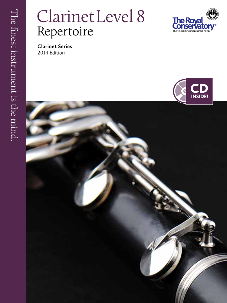 Clarinet Repertoire Level 8, 2014 Edition - Book/CD