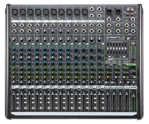 16-Channel Professional Effects Mixer with USB