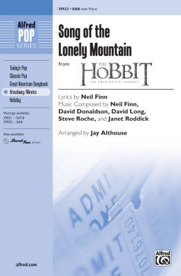 Alfred Publishing - Song Of The Lonely Mountain - Althouse - SAB