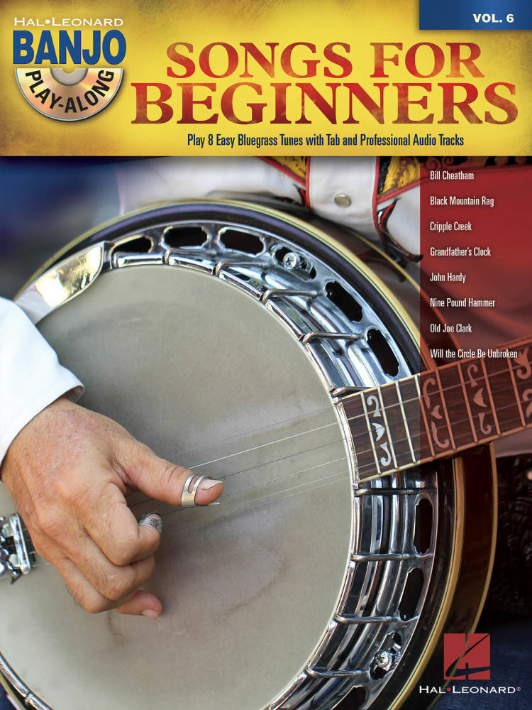 Songs for Beginners: Banjo Play-Along Volume 6 - Book/CD