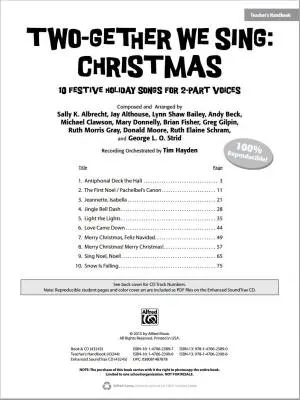 Two-Gether We Sing: Christmas - Various - 2pt - Book