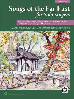 Alfred Publishing - Songs of the Far East for Solo Singers - Medium Low Voice/Piano - Book