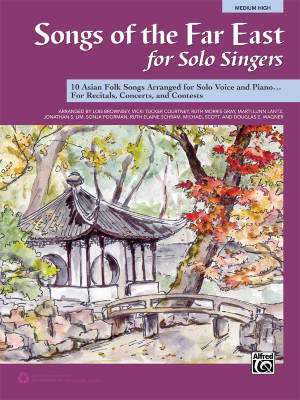 Alfred Publishing - Songs of the Far East for Solo Singers - Medium High Voice/Piano - Book
