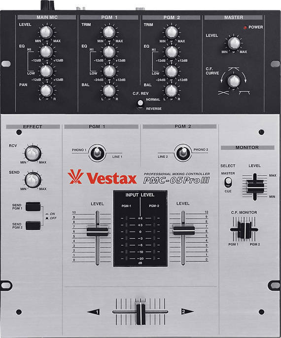 Vestax PMC-05PROIII - Pro Mixing Console | Long & McQuade