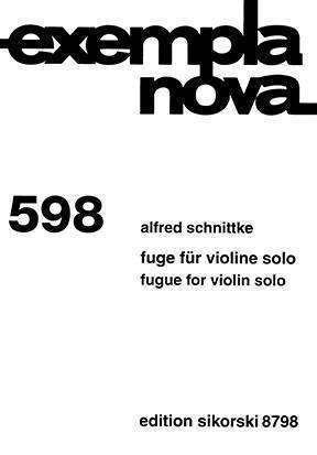 Fugue for Violin Solo - Schnittke - Sheet Music