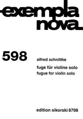 Hans Sikorski Int. - Fugue for Violin Solo - Schnittke - Sheet Music