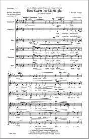 How Sweet The Moonlight - Shakespeare/Stroope - SSATBB