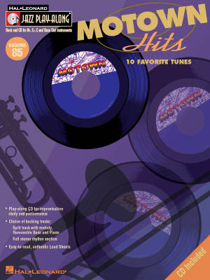 Motown Hits: Jazz Play-Along Volume 85 - Book/CD