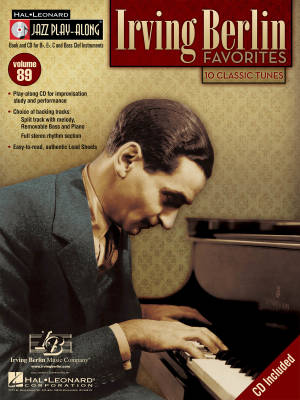 Hal Leonard - Irving Berlin Favorites: Jazz Play-Along Volume 89 - Book/CD