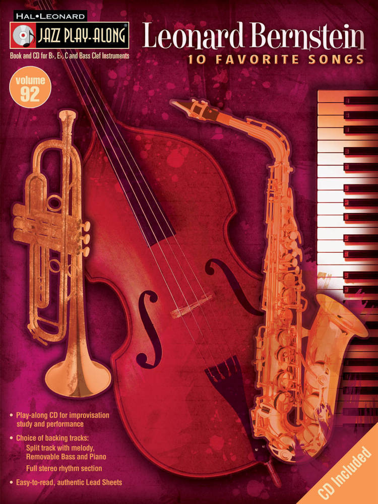 Leonard Bernstein: Jazz Play-Along Volume 92 - Book/CD