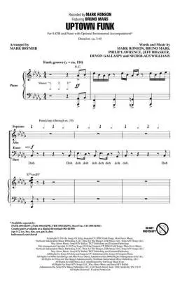 Uptown Funk! - Ronson/Mars/Brymer - SATB