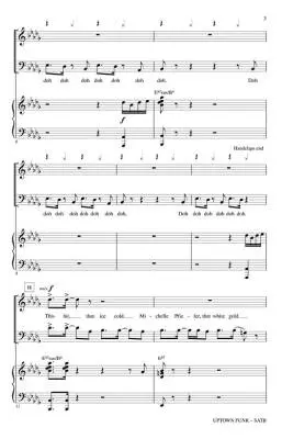 Uptown Funk! - Ronson/Mars/Brymer - SATB