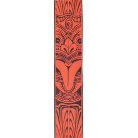 2 Inch Guitar Strap, Tiki Mask - Red, by D\'Addario