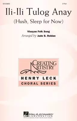 Ili-ili Tulog Anay - Roldan - 3 Part Treble