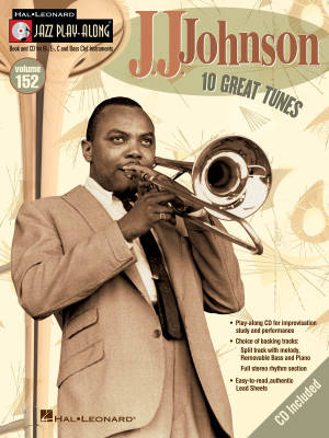 Hal Leonard - J.J. Johnson: Jazz Play-Along Volume 152 - Book/CD