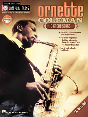 Ornette Coleman: Jazz Play-Along Volume 166 - Book/CD