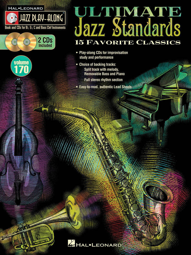 Ultimate Jazz Standards: Jazz Play-Along Volume 170 - Book/2 CDs