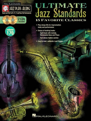 Hal Leonard - Ultimate Jazz Standards: Jazz Play-Along Volume 170 - Book/2 CDs