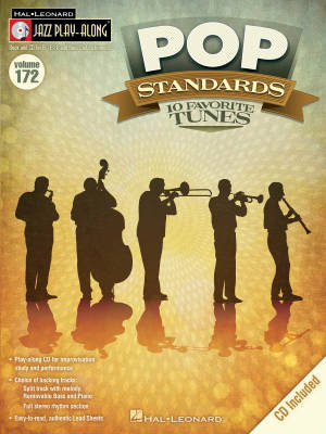 Hal Leonard - Pop Standards: Jazz Play-Along Volume 172 - Book/CD
