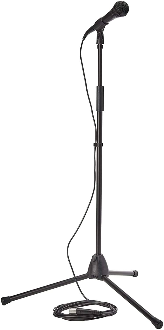 PGA58 Cardioid Dynamic Vocal Microphone with Stand and XLR Cable