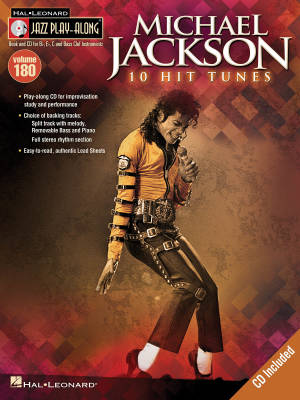 Hal Leonard - Michael Jackson: Jazz Play-Along Volume 180 - Book/CD