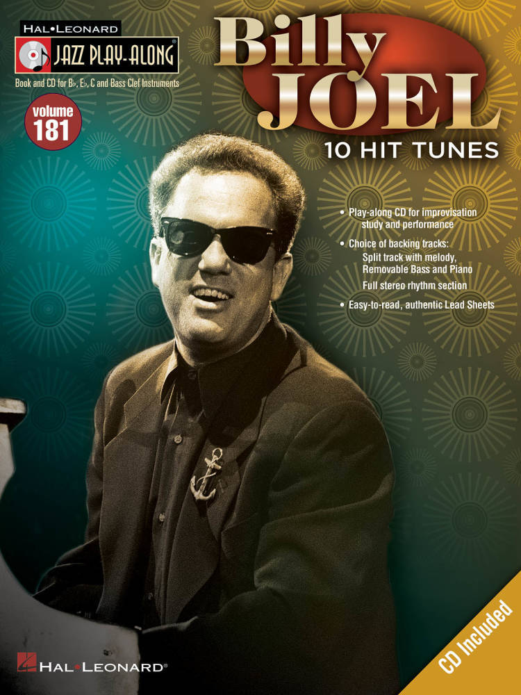 Billy Joel: Jazz Play-Along Volume 181 - Book/CD