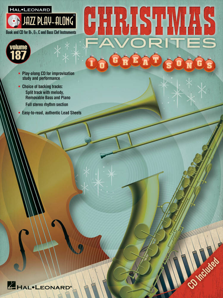 Christmas Favorites: Jazz Play-Along Volume 187 - Book/CD