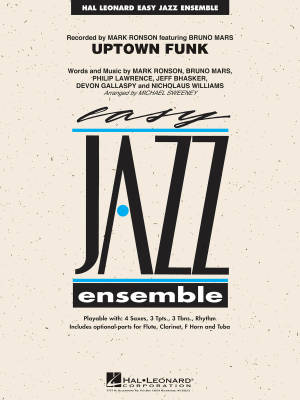 Hal Leonard - Uptown Funk - Ronson/Mars/Sweeney - Jazz Ensemble - Gr. 2