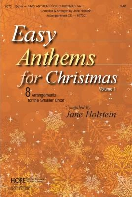 Hope Publishing Co - Easy Anthems For Christmas, Vol. 1 - Tierney /Larson /Raney /Schrader - 2pt Mixed/SAB