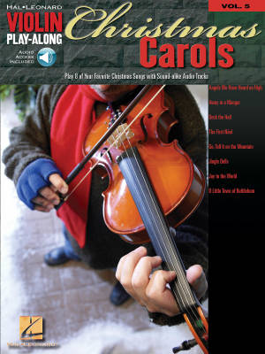 Christmas Carols: Violin Play-Along Volume 5 - Book/Audio Online