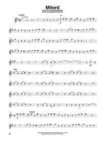 French Songs: Violin Play-Along Volume 44 - Livre/Audio en ligne
